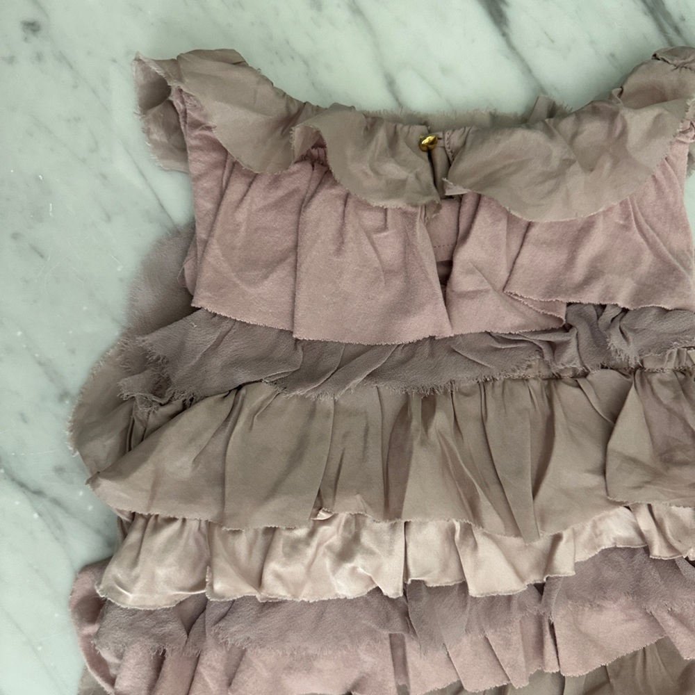 Crewcuts 4-5 Silk & Cotton Ruffle Dress - Picture 7 of 12